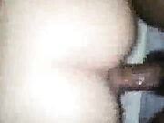 Cheating White Slut sucks BBC while boyfriend is gone