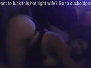 cuckold caught cheating BBW riding a black cock