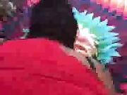 Big tit wife makes a homemade porno with her husband