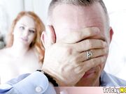 Chubby redhead MILF Lucy Foxx fucked