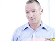 Chubby redhead MILF Lucy Foxx fucked