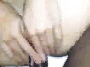 Housewife lets big black cock fuck her then swallows