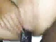 Housewife lets big black cock fuck her then swallows