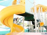 My blonde cute stepsis likes to play