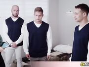 Cute Victoria having a gangbang surprise