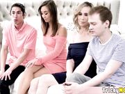 Tricky stepmoms playing taboo swapping