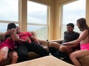 Jewels Jade And Myra Moans - Couple Swap Mixup With Jewels And Myra