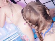 ManyVids - Ksu Colt And Wild Tali - Bukkake Pool Party