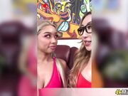 Pretty asian roomate versus me and GF