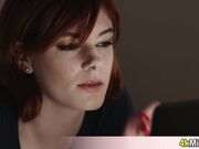 Beautiful ginger MILF queen Ava fucked