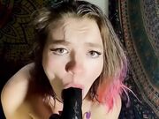 Big-Ass Babe's Intense BBC Orgasm