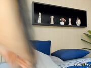 Babe With Glasses Fucks With Her Pussy