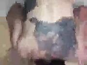 Hot Blonde Milf w Big tits bangs black cock in Hot Mom Pussy