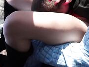 Big-Titted Redhead Layla's Public Blowjob and Pussy Eating