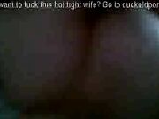 BBC Creampies Wife's Shaved Pussy While Cuckold Films