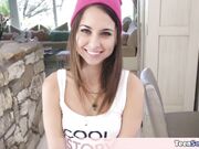 Cute stepsis Riley curious about my D