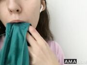Tasting Cream from Panties - Solo BDSM Webcam Show