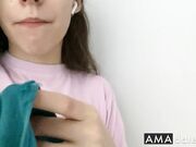 Tasting Cream from Panties - Solo BDSM Webcam Show