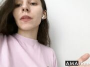 Tasting Cream from Panties - Solo BDSM Webcam Show