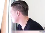 Petite stepsister Megan is a sex addict