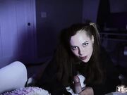 Horror Movie Night With Ellie of the Skyes Gets.mp4