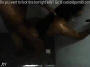 Black Stallion Makes Her Pussy Squirt - Homemade