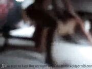 Wife spanked while fucking BBC