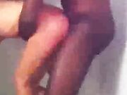 filming wife with her bbc cuckold creampie orgasm