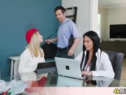 Stepmom helps to teach my GF about sex