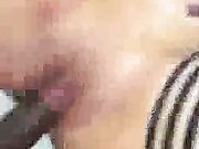 Mature amateur wife homemade threesome with cum