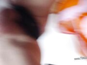 Hot Ts Babe and Bf Swordfighting On Live Show