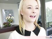 Cute Maddy gets her tiny pussy destroyed