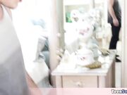 Beautiful redhead Irish exchange student