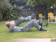 These sluts wanted to join the US army