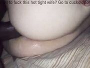 BBW's Shaved Pussy Filled with Black Cock