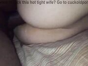 BBW's Shaved Pussy Filled with Black Cock