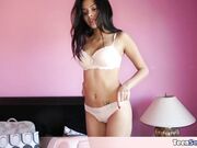 My latina stepsister grabbed my cock