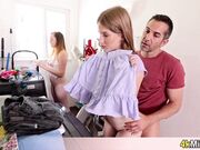 My Free Fuck Day while they doing chores