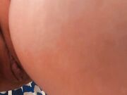 British Teen's Big Ass Exposed - No Panties Up-Skirt Webcam Solo