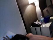 Big-Titted Brunette Jane's Amateur Hotel Room Fuck