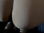 Girl's First Black Cock Experience: Bareback with BDSM Elements