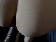 Girl's First Black Cock Experience: Bareback with BDSM Elements