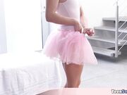 Special ballet lesson for cute Cassidy
