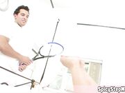 Playing tennis with her is an experience