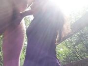 Naughty Public Nature Hike with a Big Cock & Creampie Ending