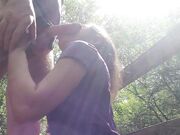 Naughty Public Nature Hike with a Big Cock & Creampie Ending