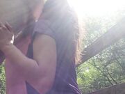 Naughty Public Nature Hike with a Big Cock & Creampie Ending