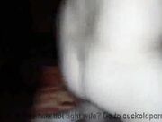 Housewife lets big black cock fuck her then swallows