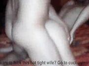 Housewife lets big black cock fuck her then swallows