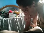 Horny Woman Sucking Big Dick